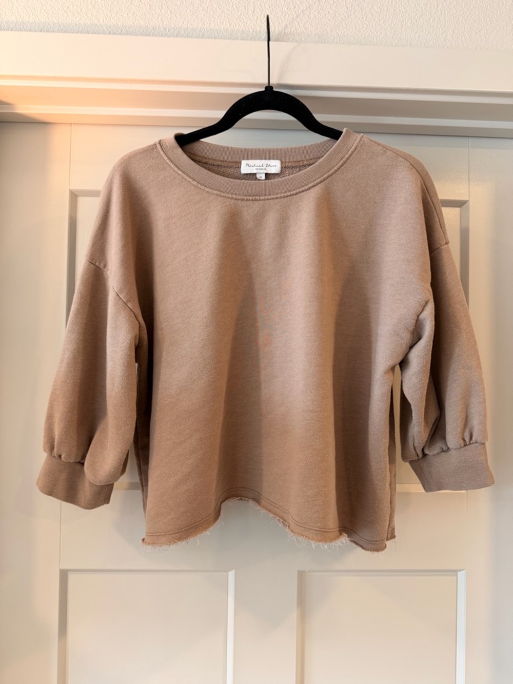 Michael Stars Taupe Pullover Sweatshirt